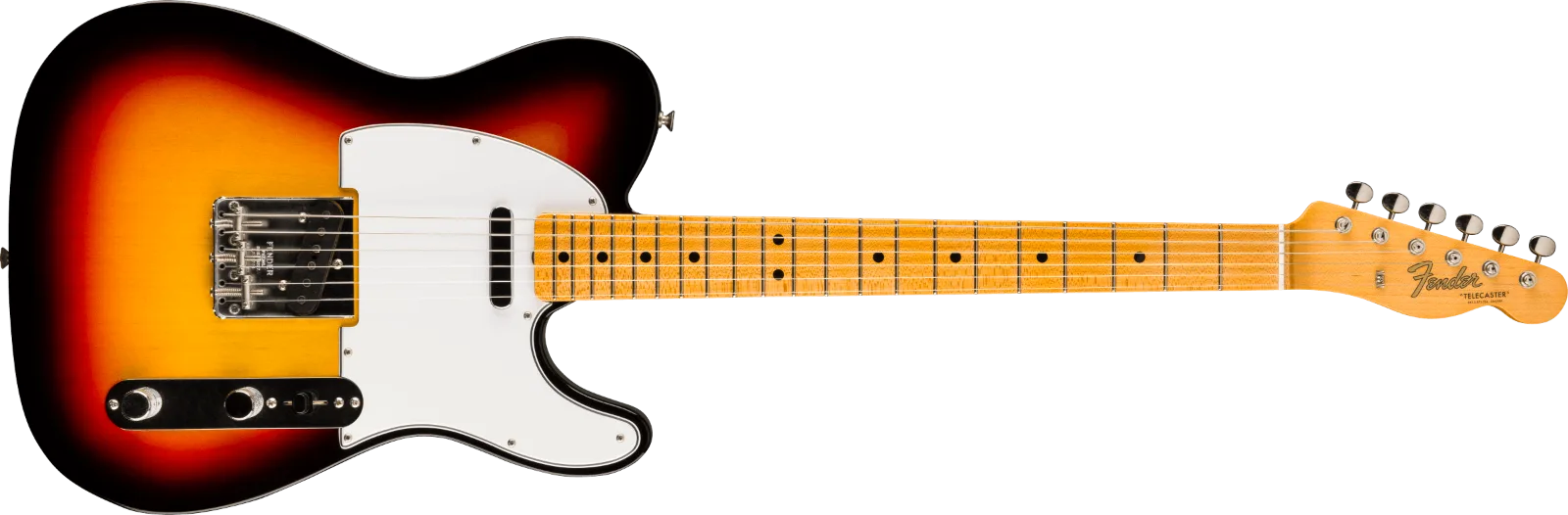 Fender Custom Shop 1966 Telecaster DLX Closet Classic, Bleached 3-Color Sunburst · Chitarre elettriche · R&D Sound Lugano