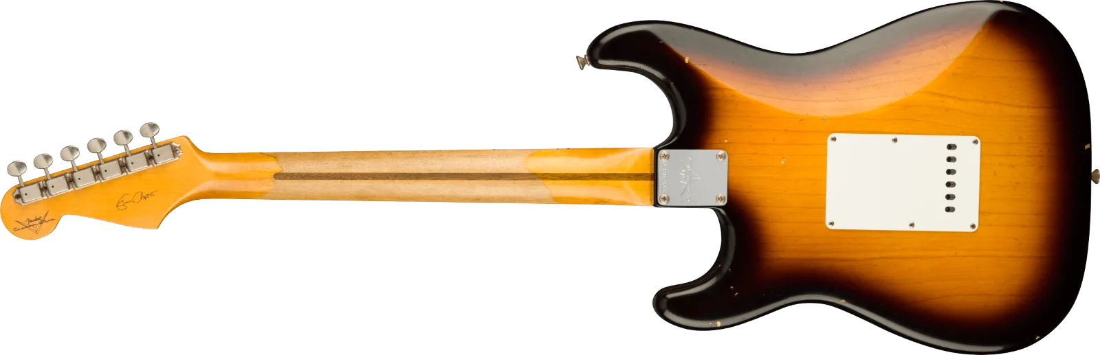 Fender Custom Shop Eric Clapton Signature Stratocaster Journeyman Relic — Maple Fingerboard, 2-Color Sunburst · Chitarre elettriche · R&D Sound Lugano