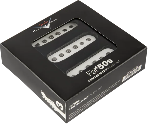 Fender Custom Shop Fat '50s Stratocaster Pickup Set — Custom Shop Fat '50s Stratocaster Pickups, (3) · Pickup e preamp · R&D Sound Lugano