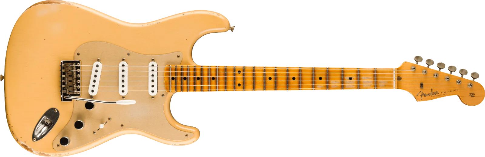 Fender Custom Shop Limited Edition '50s Strat Relic, Super Aged Desert Sand · Chitarre elettriche · R&D Sound Lugano