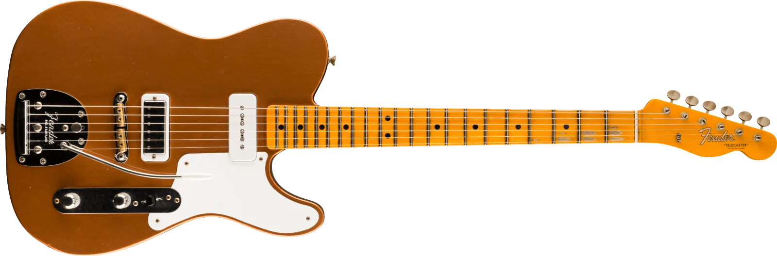 Fender Custom Shop Limited Edition Ocelot Telecaster Journeyman Relic, Aged Copper · Chitarre elettriche · R&D Sound Lugano