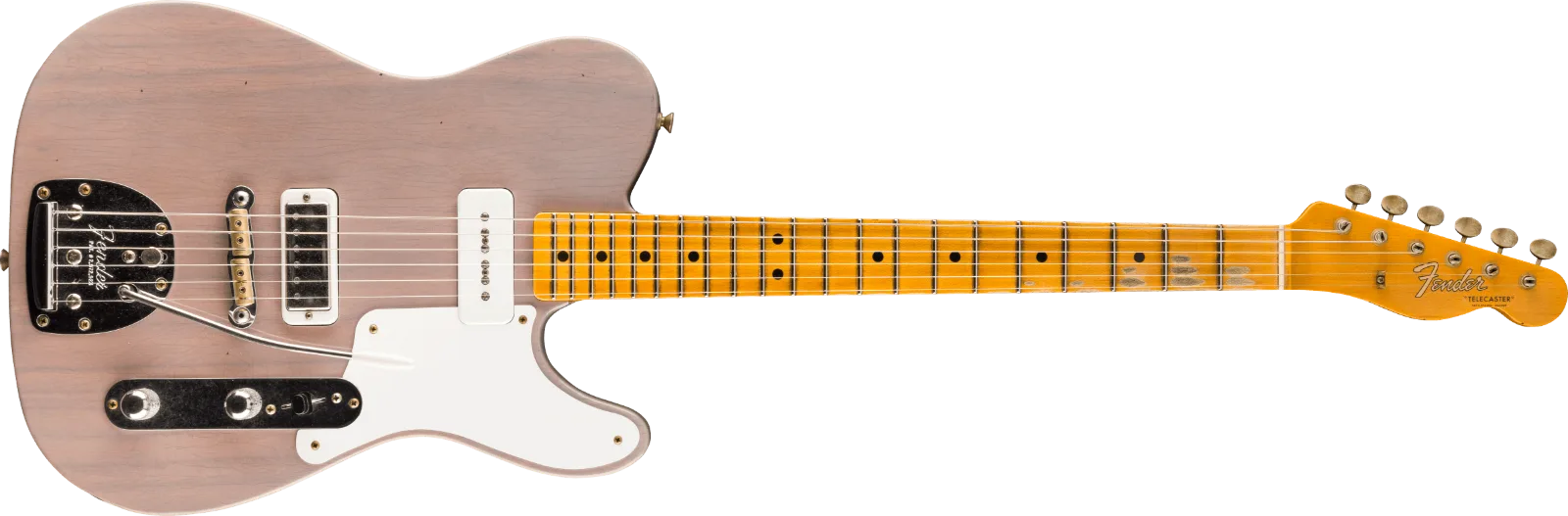 Fender Custom Shop Limited Edition Ocelot Telecaster Journeyman Relic, Dirty White Blonde · Chitarre elettriche · R&D Sound Lugano