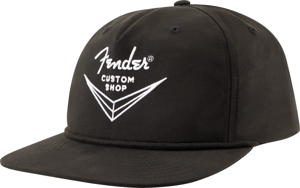 Fender Custom Shop Logo Hat — Black, One Size · Abbigliamento · R&D Sound Lugano
