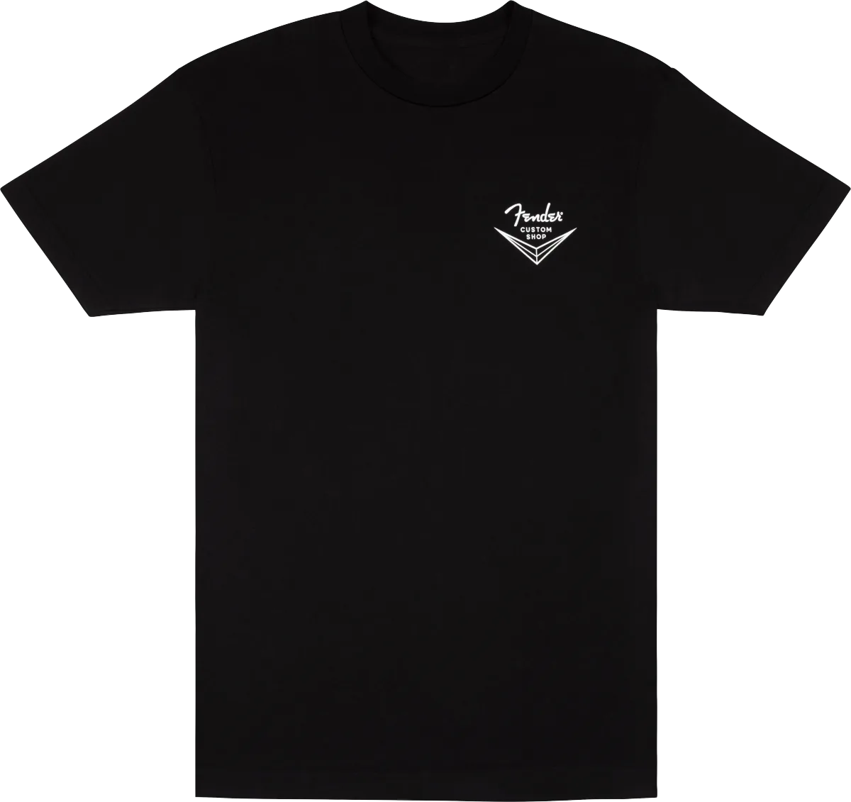 Fender Custom Shop Logo T-Shirt, Black — Custom Shop Tee, Black, S · Abbigliamento · R&D Sound Lugano