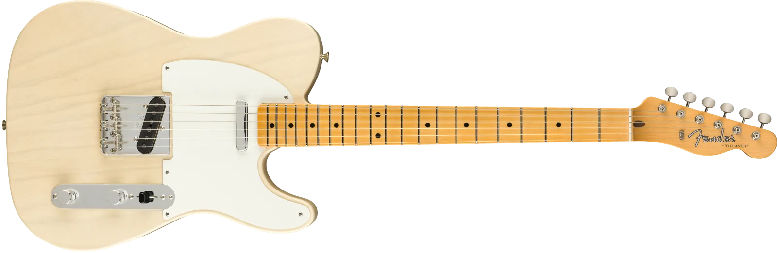 Fender Custom Shop Vintage Custom 1958 Top-Load Telecaster — NOS, Maple Fingerboard, Aged White Blonde · Chitarre elettriche · R&D Sound Lugano