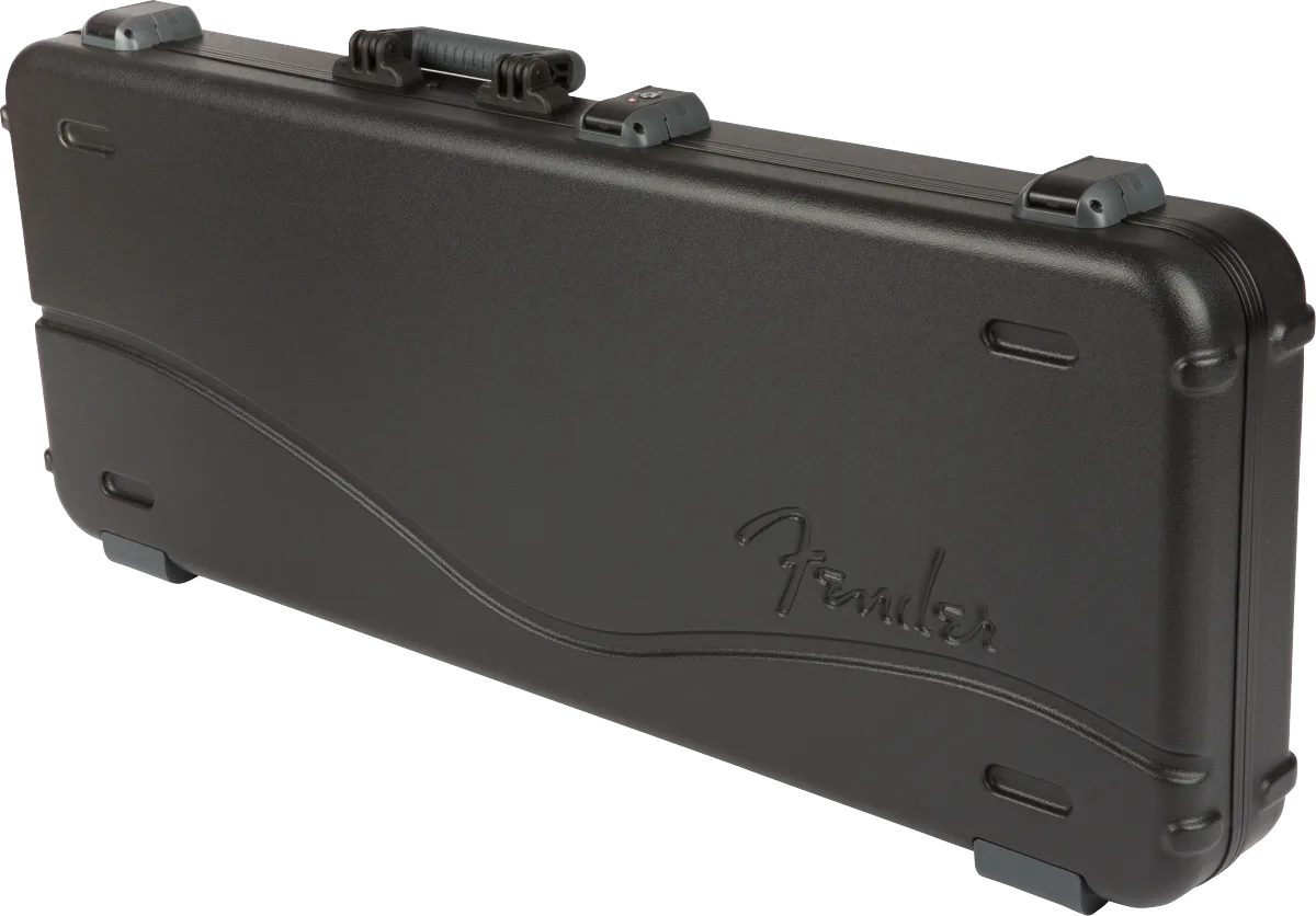Fender Deluxe Molded Case - Stratocaster/Telecaster — Deluxe Molded Strat/Tele Case, Black · Custodie rigide · R&D Sound Lugano