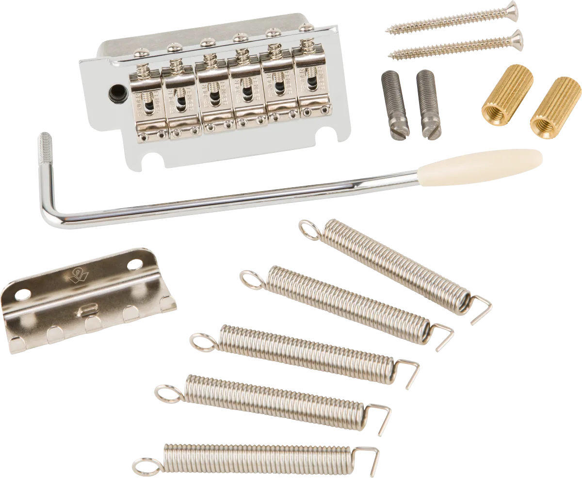 Fender Deluxe Series 2-Point Tremolo Assembly — Chrome · Ponti e componenti · R&D Sound Lugano
