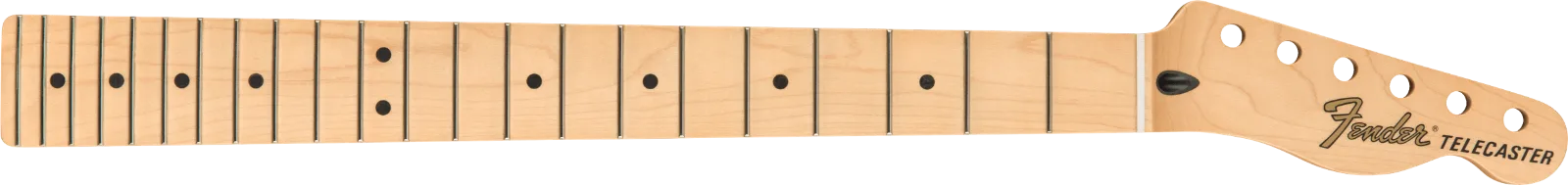 Fender Deluxe Series Telecaster Neck with 12" Radius and 22 Narrow Tall Frets - Maple Fingerboard — Deluxe Series Telecaster Neck, 22 Narrow Tall Frets, 12" Radius, Maple Fingerboard · Manici · R&D Sound Lugano