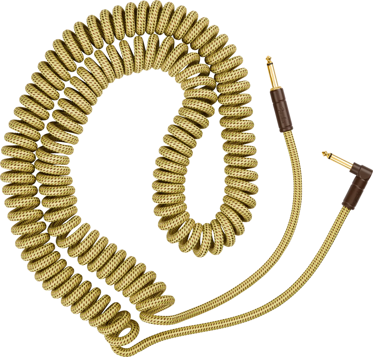Fender Deluxe Series Tweed Coil Instrument Cables — Deluxe Coil Cable, 30', Tweed · Cavi per strumento · R&D Sound Lugano