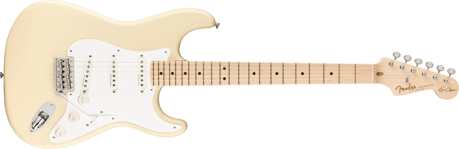 Fender Eric Clapton Stratocaster — Maple Fingerboard, Olympic White · Chitarre elettriche · R&D Sound Lugano