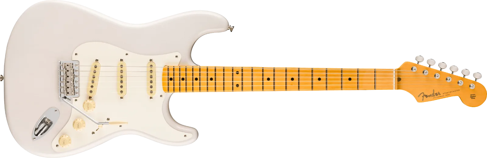 Fender Eric Johnson Stratocaster Maple — Eric Johnson Stratocaster, Maple Fingerboard, White Blonde · Chitarre elettriche · R&D Sound Lugano