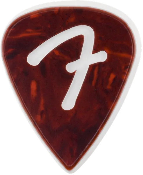 Fender F Grip Picks, 351 Shape - 3 Pack — F Grip 351 Picks, Shell, (3) · Plettri · R&D Sound Lugano
