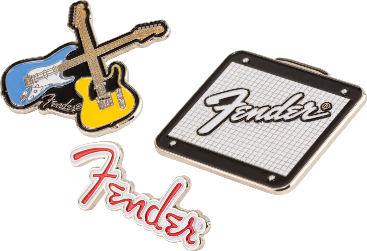 Fender Amp Logo Enamel Pin · Oggettistica · R&D Sound Lugano