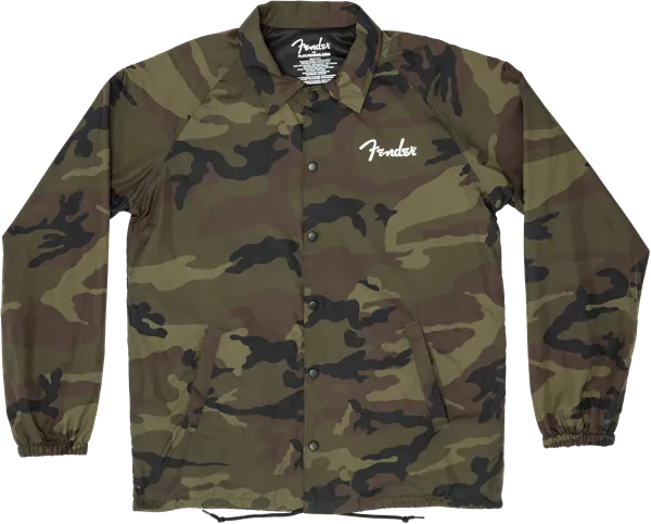 Fender Camo Coaches Jacket — S · Abbigliamento · R&D Sound Lugano