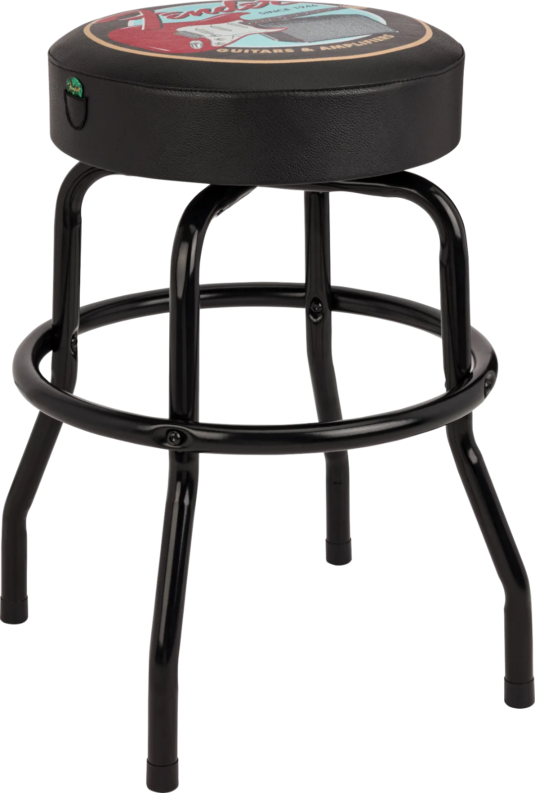 Fender Guitars & Amps Pick Pouch Barstool, Black — /Black, 24" · Oggettistica · R&D Sound Lugano