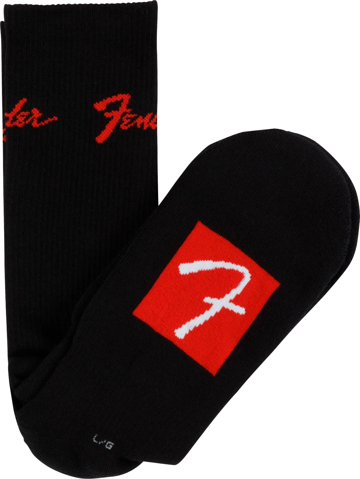Fender Logo Stompsocks — Fender Logo Stompsock, Black, Large · Abbigliamento · R&D Sound Lugano