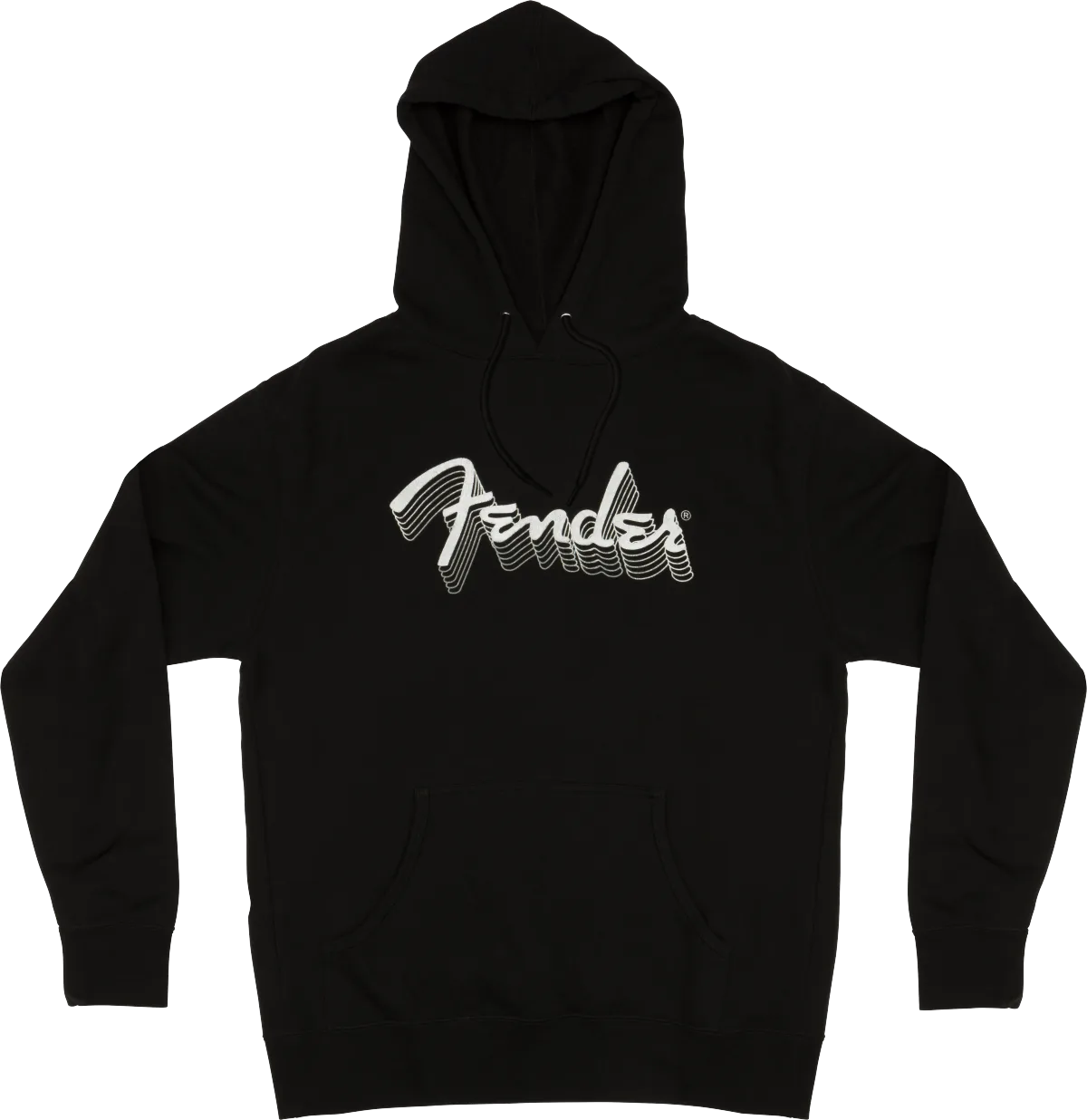 Fender Reflective Hoodie — Black, S · Abbigliamento · R&D Sound Lugano