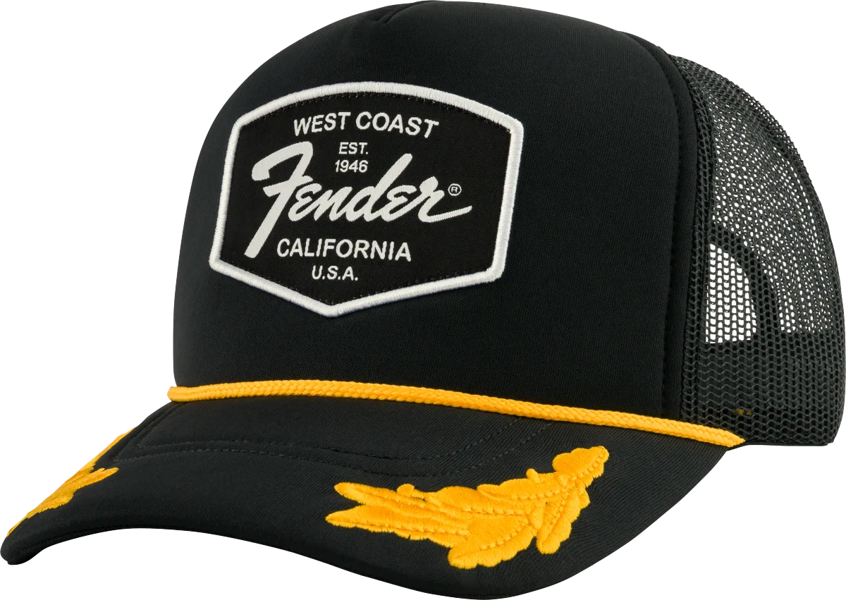 Fender Scrambled Eggs Hat — Black · Abbigliamento · R&D Sound Lugano
