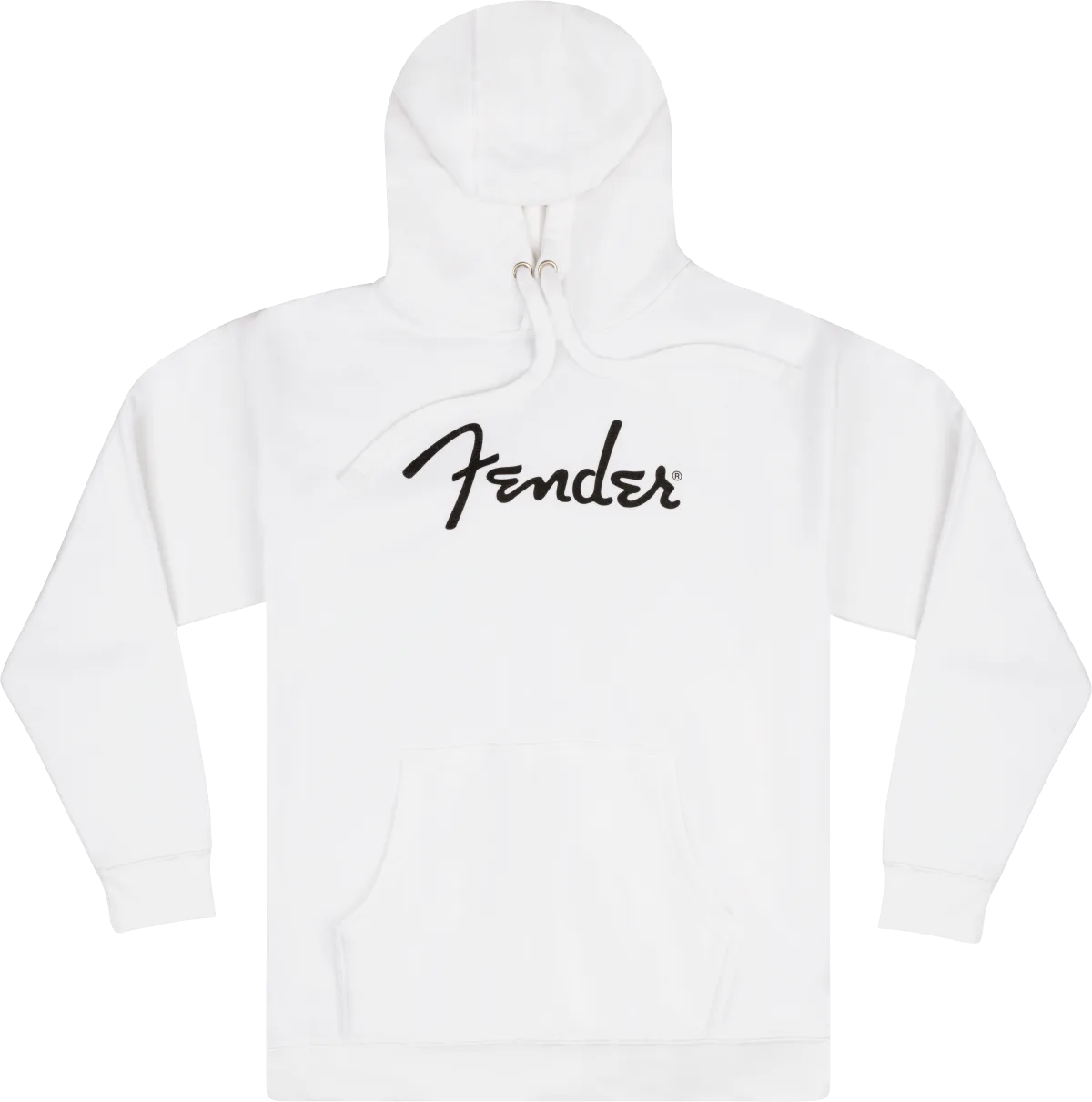 Fender Spaghetti Logo Hoodie, Olympic White — S · Abbigliamento · R&D Sound Lugano
