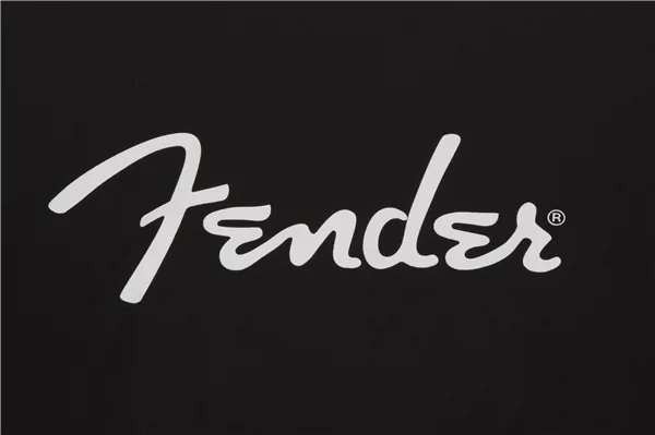 Fender Spaghetti Logo T-Shirt - Black — Fender Spaghetti Logo T-Shirt, Black, S · Abbigliamento · R&D Sound Lugano
