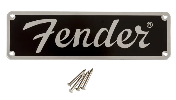 Fender Tweed Amplifier Logo — Black · Ricambi per amplificatori · R&D Sound Lugano