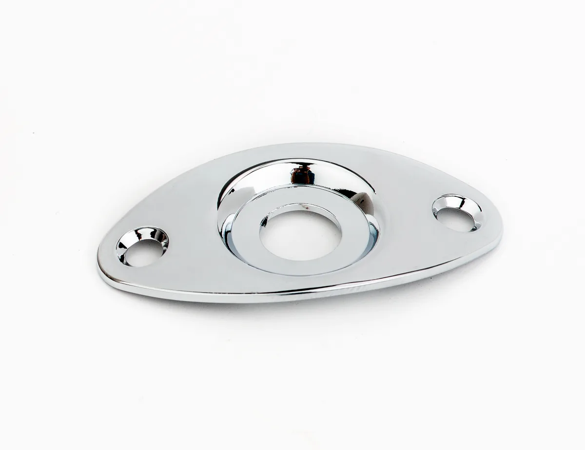 Fender "Football" Shape Jack Ferrule, Chrome · Altri ricambi · R&D Sound Lugano