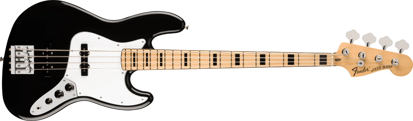 Fender Geddy Lee Jazz Bass — Maple Fingerboard, Black · Bassi elettrici · R&D Sound Lugano