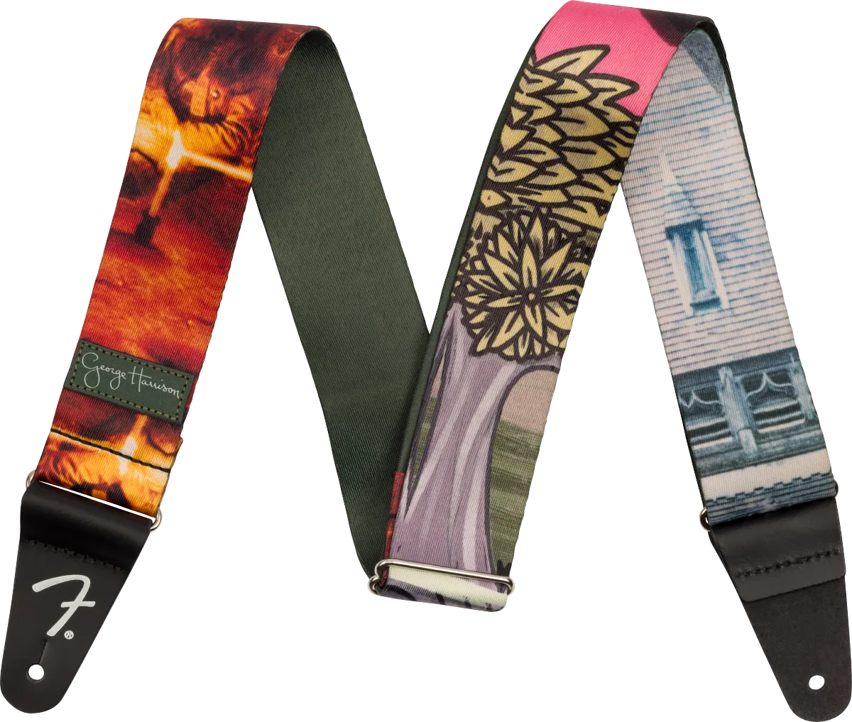 Fender George Harrison All Things Must Pass Friar Park Strap — Multi, 2" · Tracolle e cinghie · R&D Sound Lugano