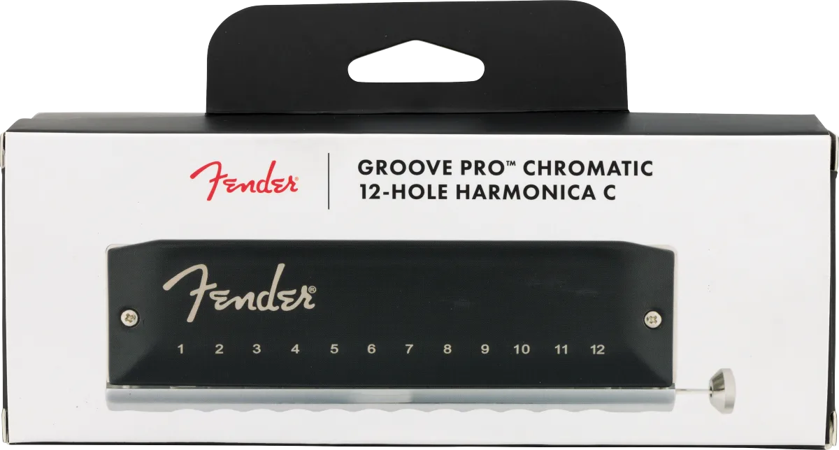 Fender Groove Pro Chromatic 12-Hole Harmonica, Key of C · Altri accessori · R&D Sound Lugano