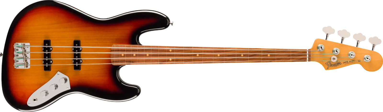 Fender Jaco Pastorius Jazz Bass — Fretless, Pau Ferro Fingerboard, 3-Color Sunburst · Bassi elettrici · R&D Sound Lugano