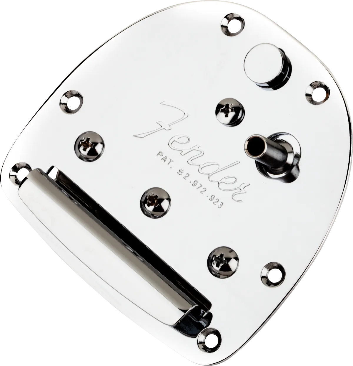 Fender Jaguar/Jazzmaster Tremolo Assembly (Japan) — Tremolo Assembly, Import Jaguar/Jazzmaster Models, Chrome · Ponti e componenti · R&D Sound Lugano