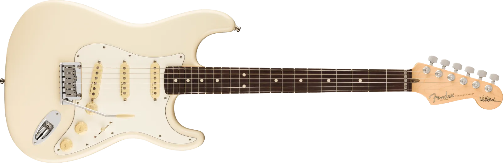 Fender Jeff Beck Stratocaster — Rosewood Fingerboard, Olympic White · Chitarre elettriche · R&D Sound Lugano