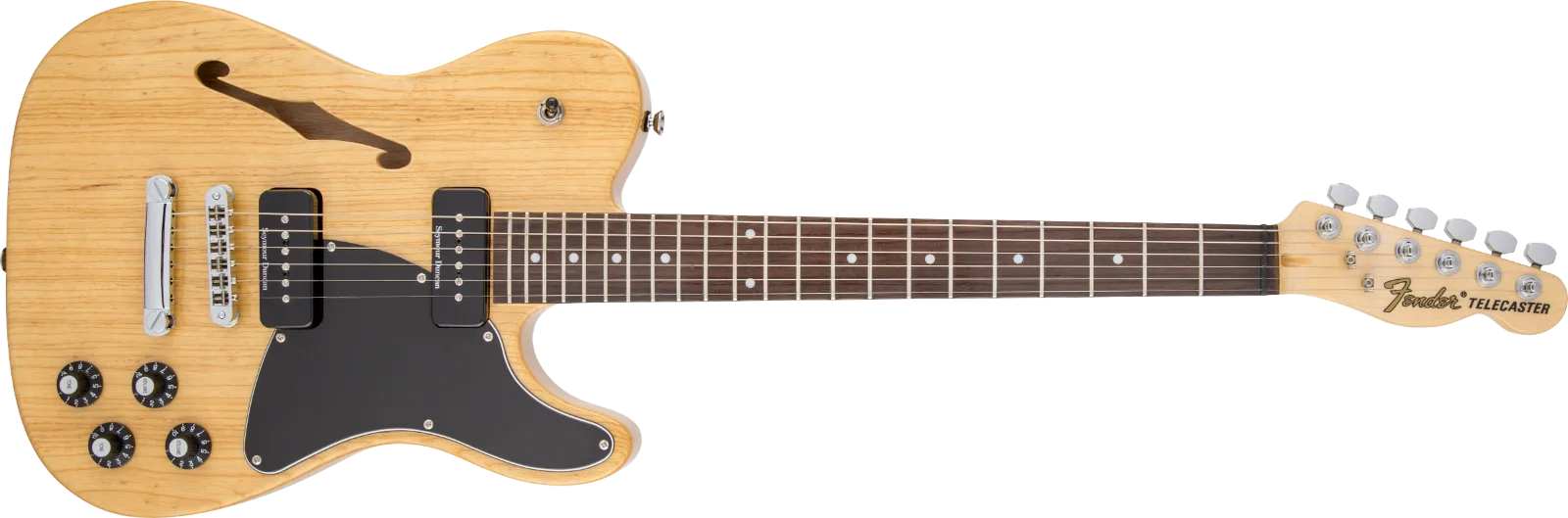 Fender Jim Adkins JA-90 Telecaster Thinline — Laurel Fingerboard, Natural · Chitarre elettriche · R&D Sound Lugano