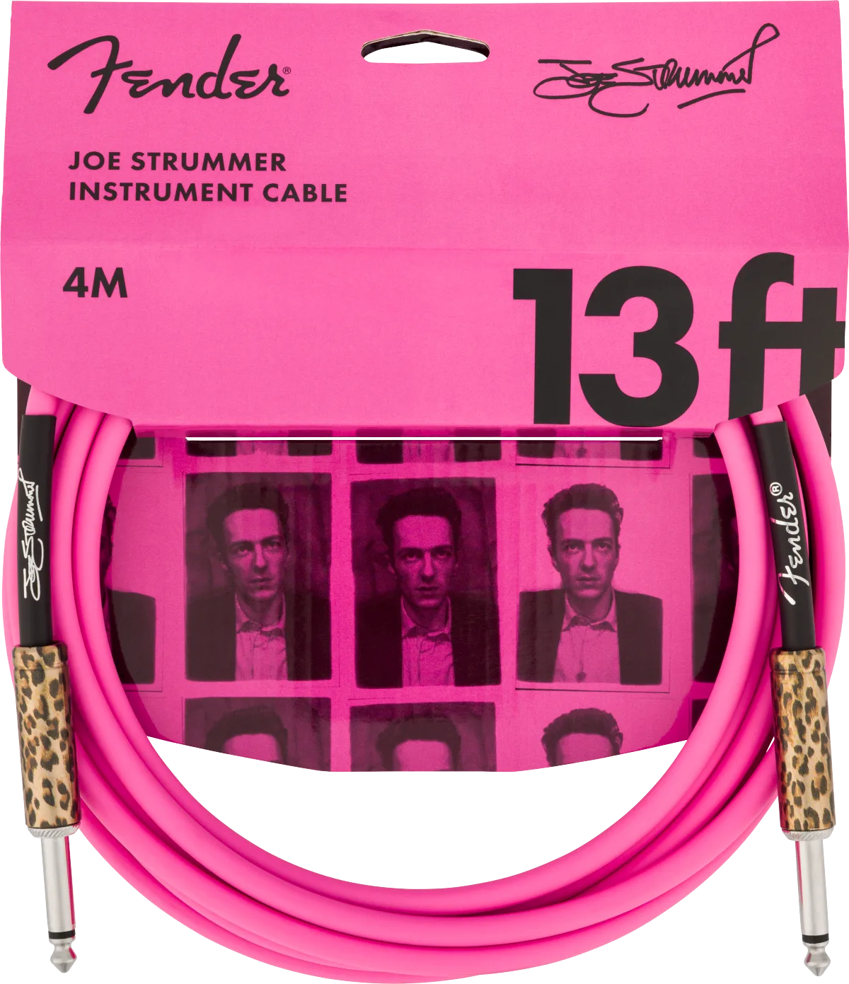 Fender Joe Strummer 13' Instrument Cable, Pink Leopard · Cavi per strumento · R&D Sound Lugano