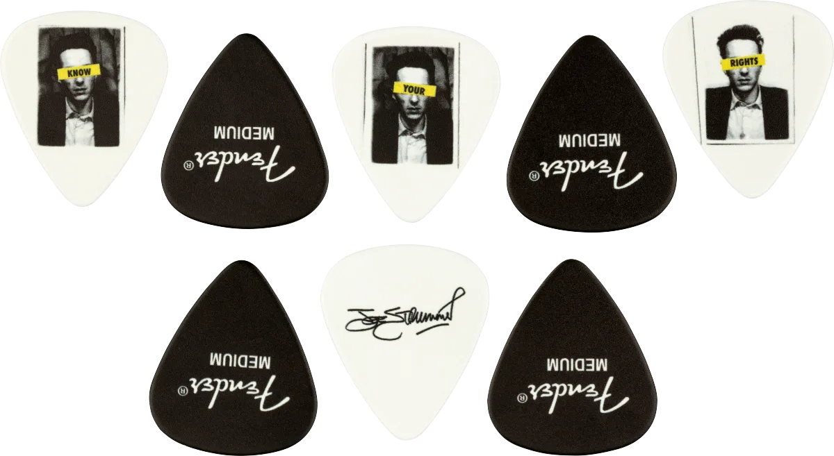 Fender Joe Strummer Pick Tin, Medium - 8 Pack — Joe Strummer Pick Tin, Medium (8) · Plettri · R&D Sound Lugano