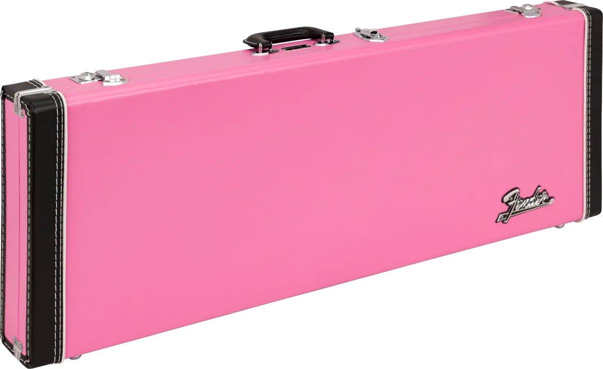 Fender Joe Strummer Tele/Strat Case — Joe Strummer Strat/Tele Case, Pink Leopard · Custodie rigide · R&D Sound Lugano