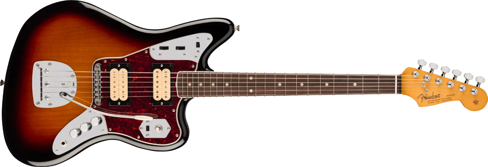 Fender Kurt Cobain Jaguar — Rosewood Fingerboard, 3-Color Sunburst · Chitarre elettriche · R&D Sound Lugano