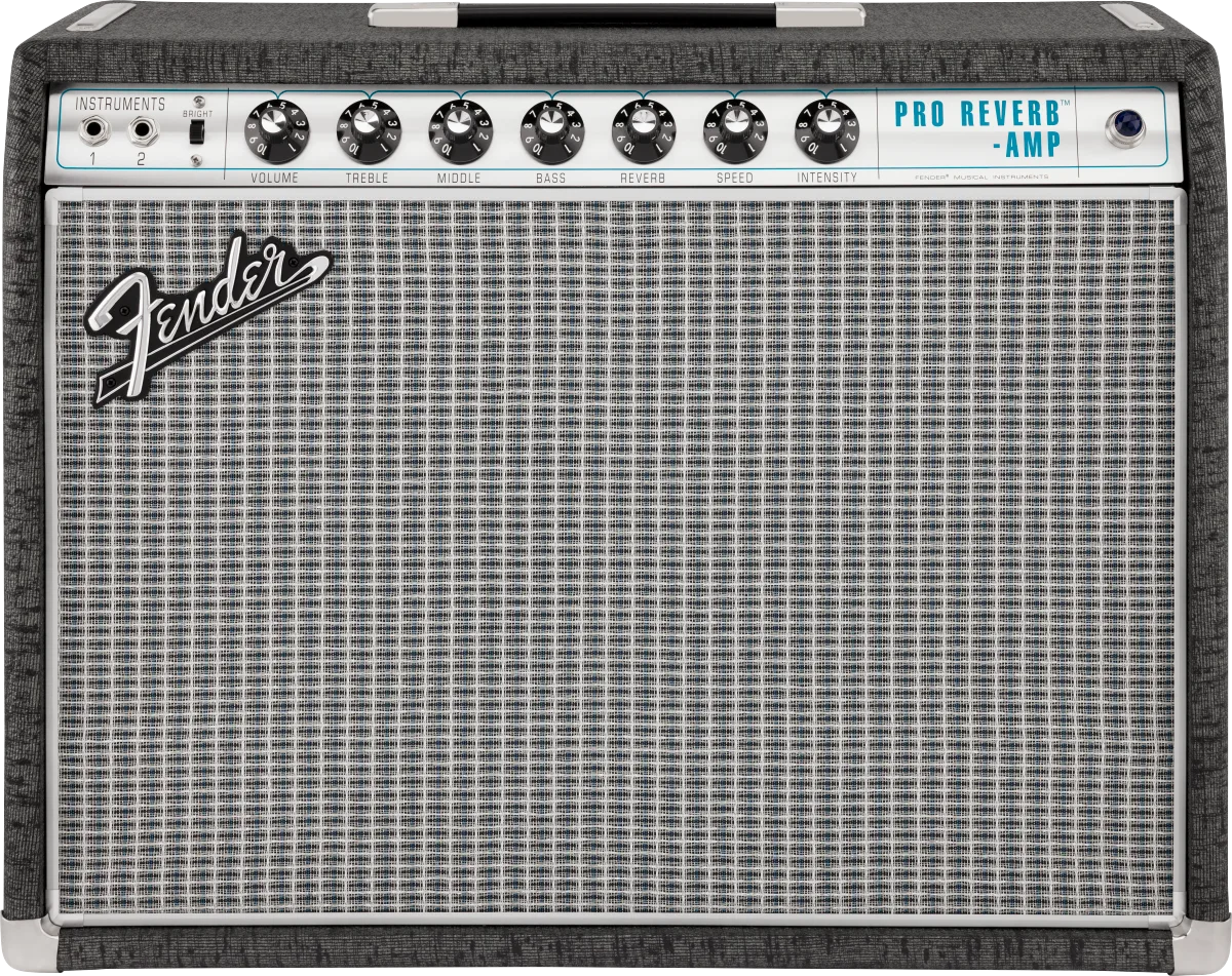 Fender Limited Edition '68 Custom Pro Reverb Pewter — 68 CUSTOM PRO PEWTER 230V EU · Amplificatori per chitarra · R&D Sound Lugano