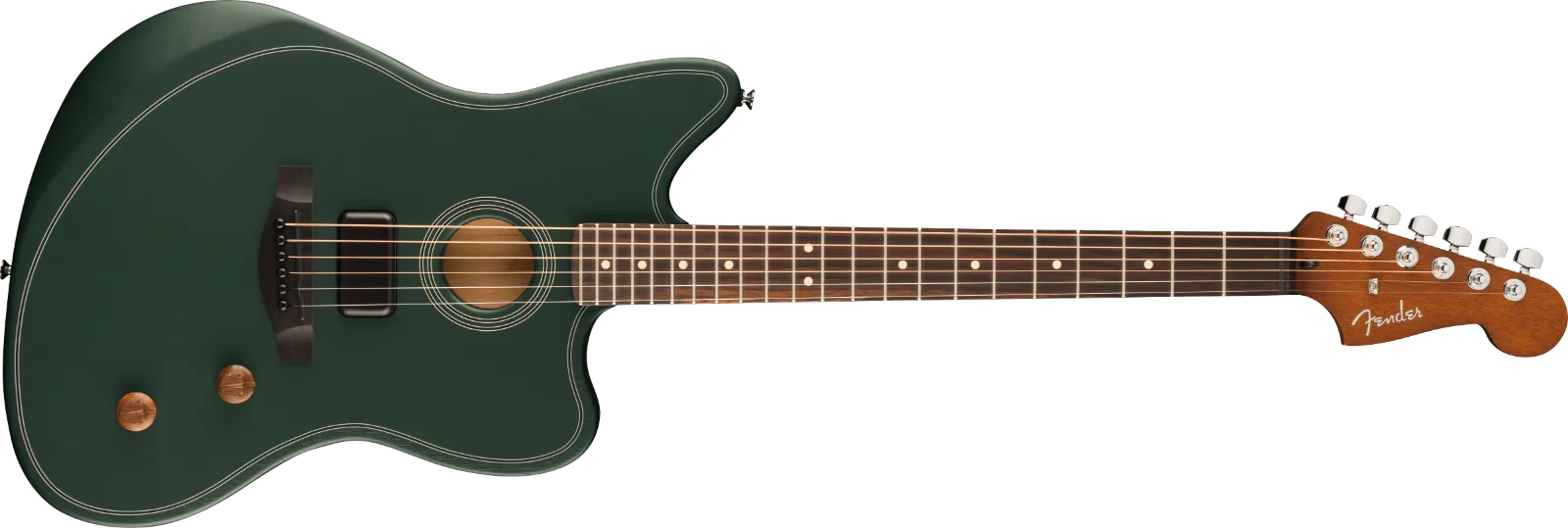 Fender Limited Edition Acoustasonic Standard Jazzmaster — British Racing Green · Chitarre acustiche · R&D Sound Lugano