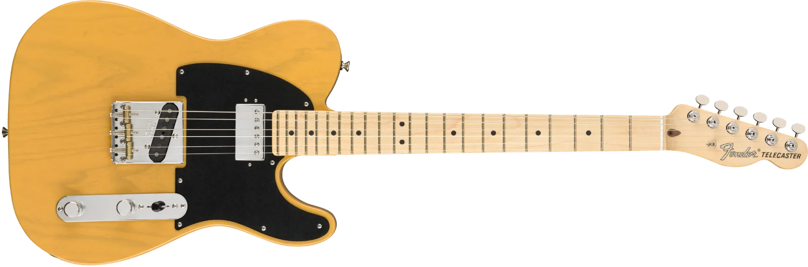Fender Limited Edition American Performer Telecaster Hum, Maple Fingerboard, Butterscotch Blonde · Chitarre elettriche · R&D Sound Lugano