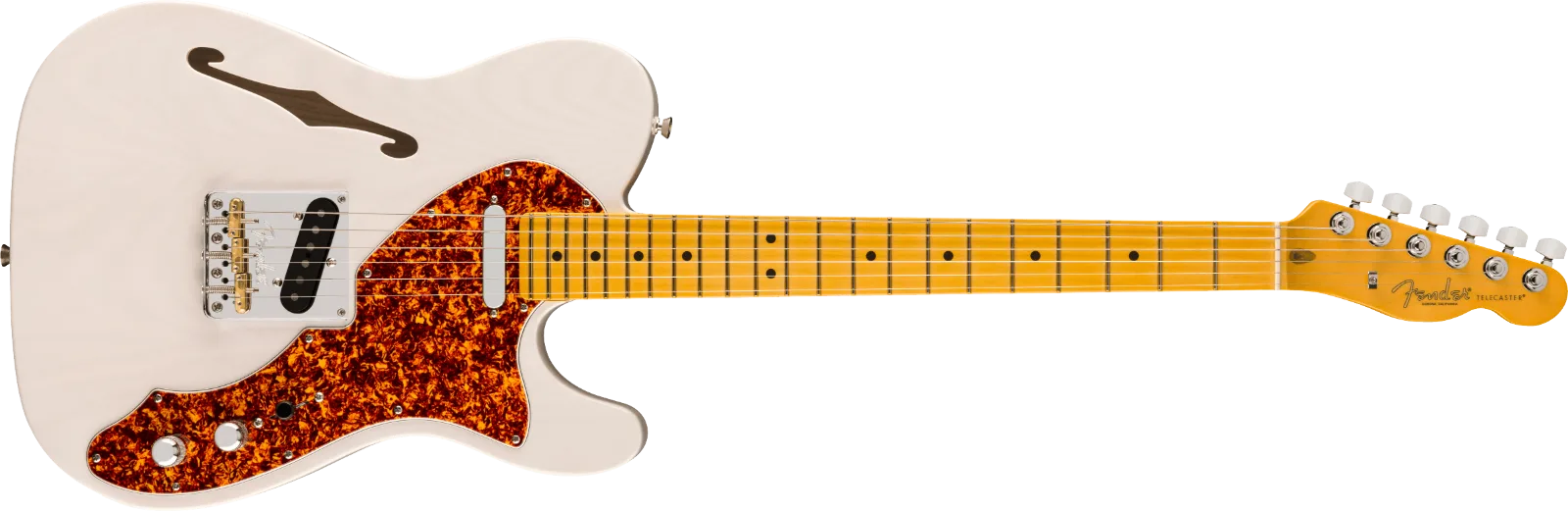 Fender Limited Edition American Professional II Telecaster Thinline — Maple Fingerboard, White Blonde · Chitarre elettriche · R&D Sound Lugano