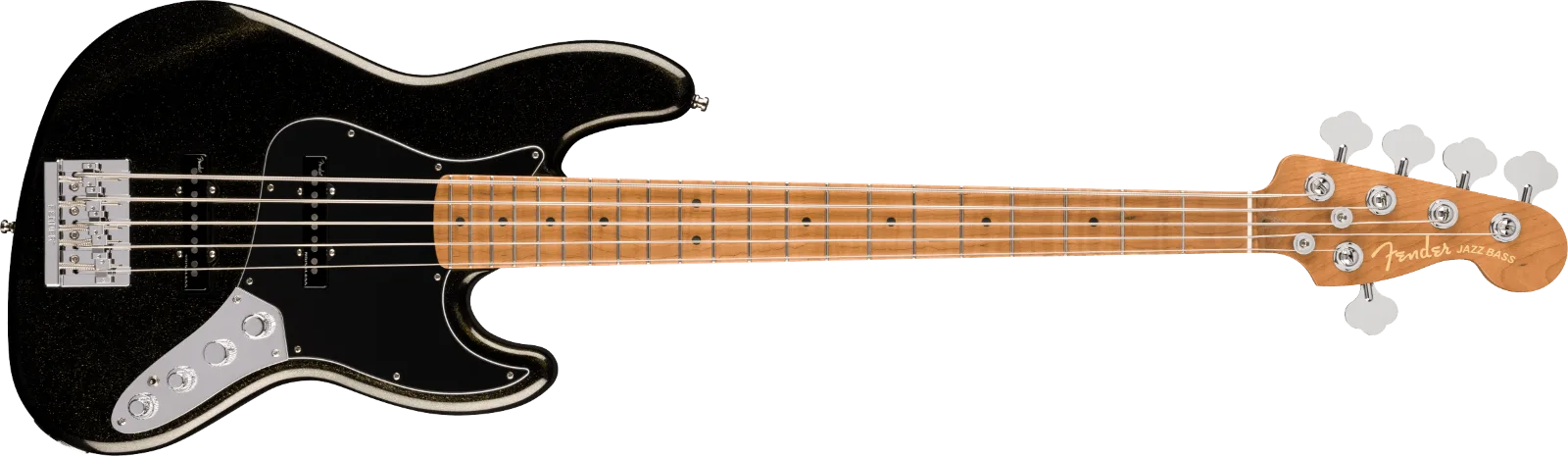 Fender Limited Edition American Ultra II Jazz Bass V, Roasted Maple Fingerboard, Gold Dust · Bassi elettrici · R&D Sound Lugano