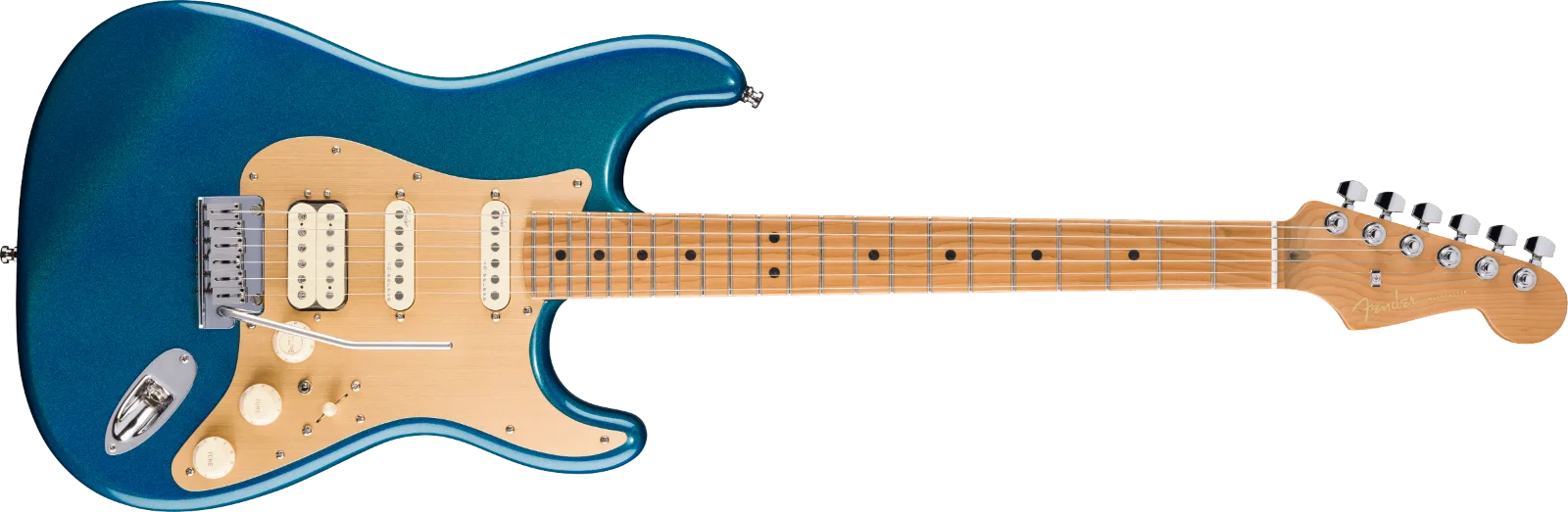 Fender Limited Edition American Ultra II Stratocaster HSS — Roasted Maple Fingerboard, Aurora · Chitarre elettriche · R&D Sound Lugano