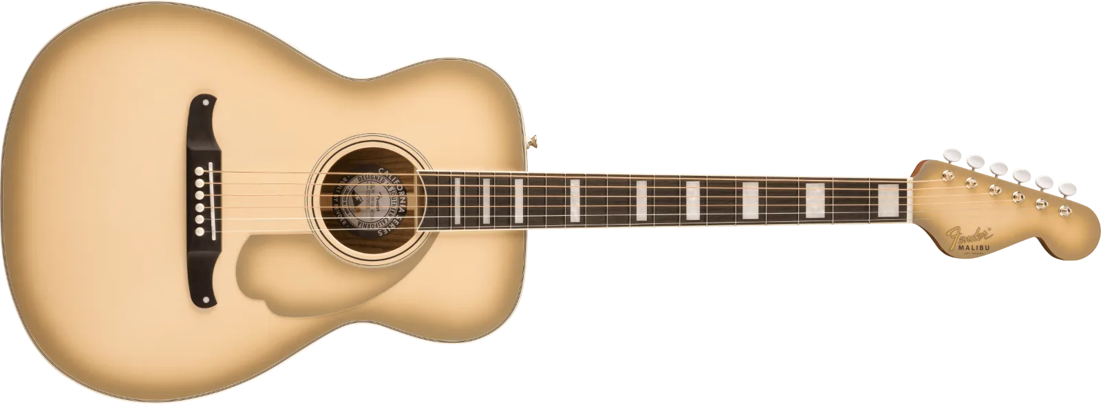 Fender Limited Edition California Vintage Malibu Antigua — Limited Edition California Vintage Malibu with Case, Antigua Pickguard, Antigua · Chitarre acustiche · R&D Sound Lugano