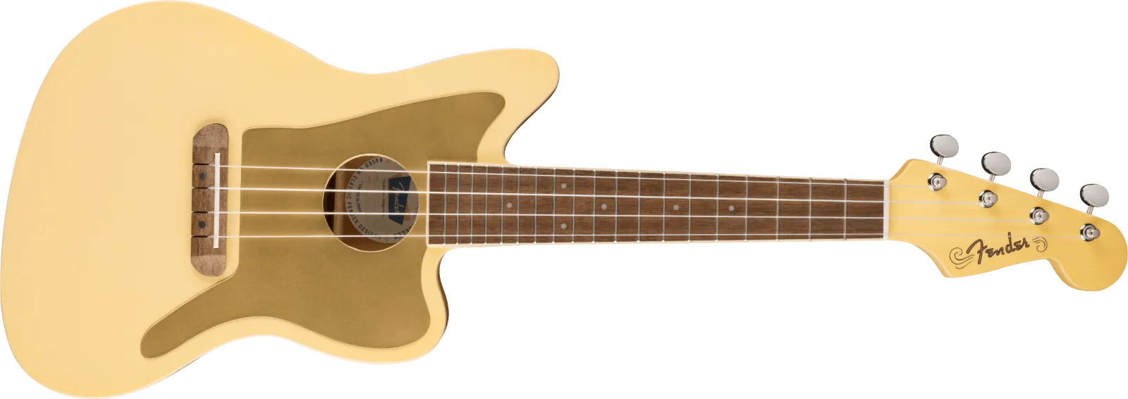 Fender Limited Edition Fullerton Jazzmaster Uke, Vintage White — FSR Fullerton Jazzmaster Uke, Vintage White · Chitarre elettriche · R&D Sound Lugano