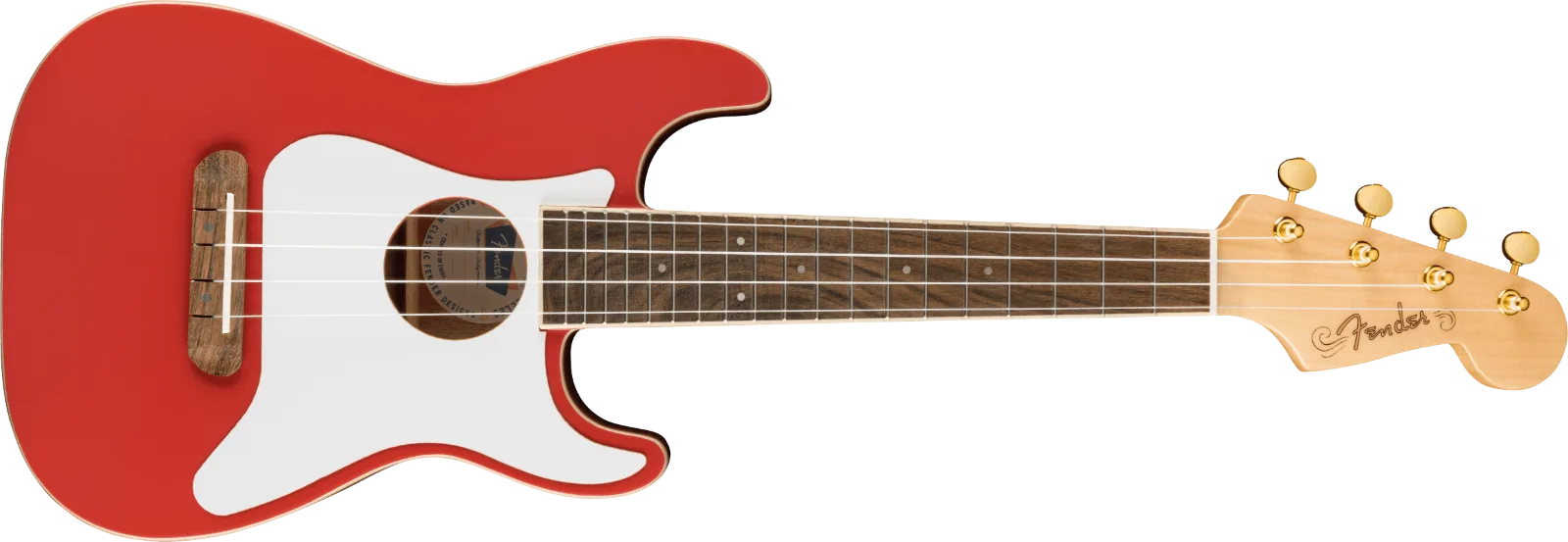 Fender Limited Edition Fullerton Strat Uke, Fiesta Red — FSR Fullerton Strat Uke, Fiesta Red · Chitarre elettriche · R&D Sound Lugano