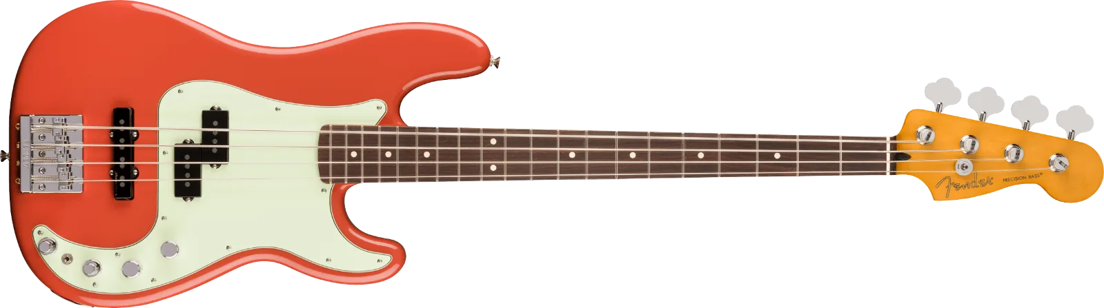 Fender Limited Edition Player II Modified Active Precision Bass, Rosewood Fingerboard, Fiesta Red · Chitarre elettriche · R&D Sound Lugano