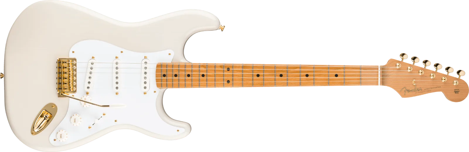 Fender Limited Edition Vintera II '50s Stratocaster — Roasted Maple Fingerboard, White Blonde · Chitarre elettriche · R&D Sound Lugano