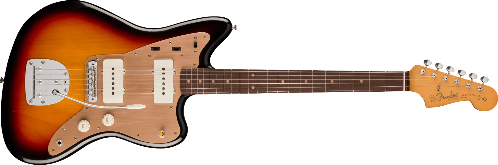 Fender Limited Edition Vintera II Road Worn '50s Jazzmaster — Rosewood Fingerboard, 3-Color Sunburst · Chitarre elettriche · R&D Sound Lugano