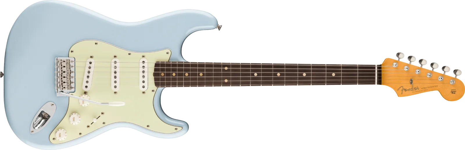 Fender Limited Edition Vintera II Road Worn '60s Stratocaster — Rosewood Fingerboard, Sonic Blue · Chitarre elettriche · R&D Sound Lugano